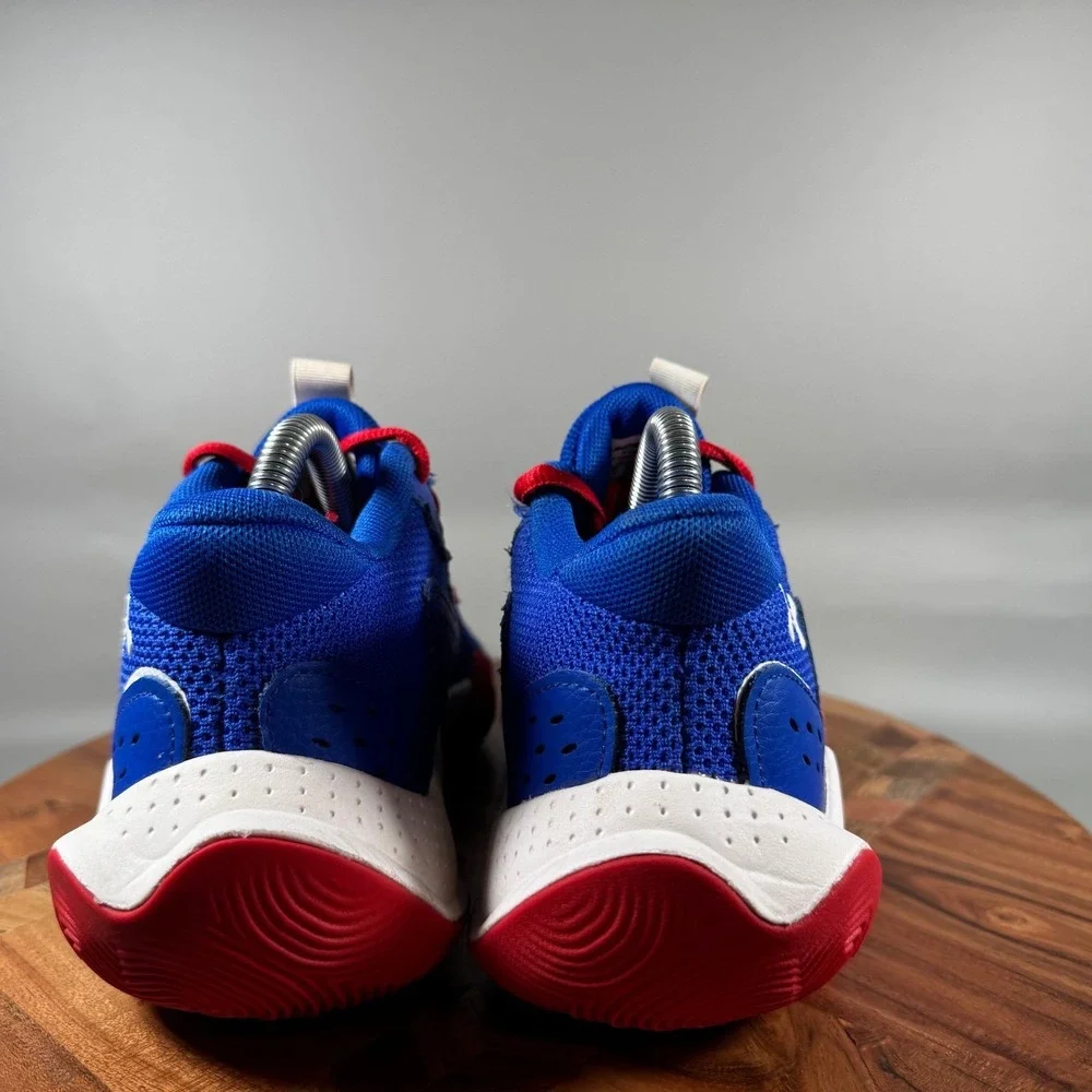 Under Armour Spawn 6 Basketball Shoes Royal Blue Red White 3026635-402 Kids 6Y